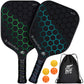 Pickleball Paddles Set BLITZ 2 Pack, Green & Blue