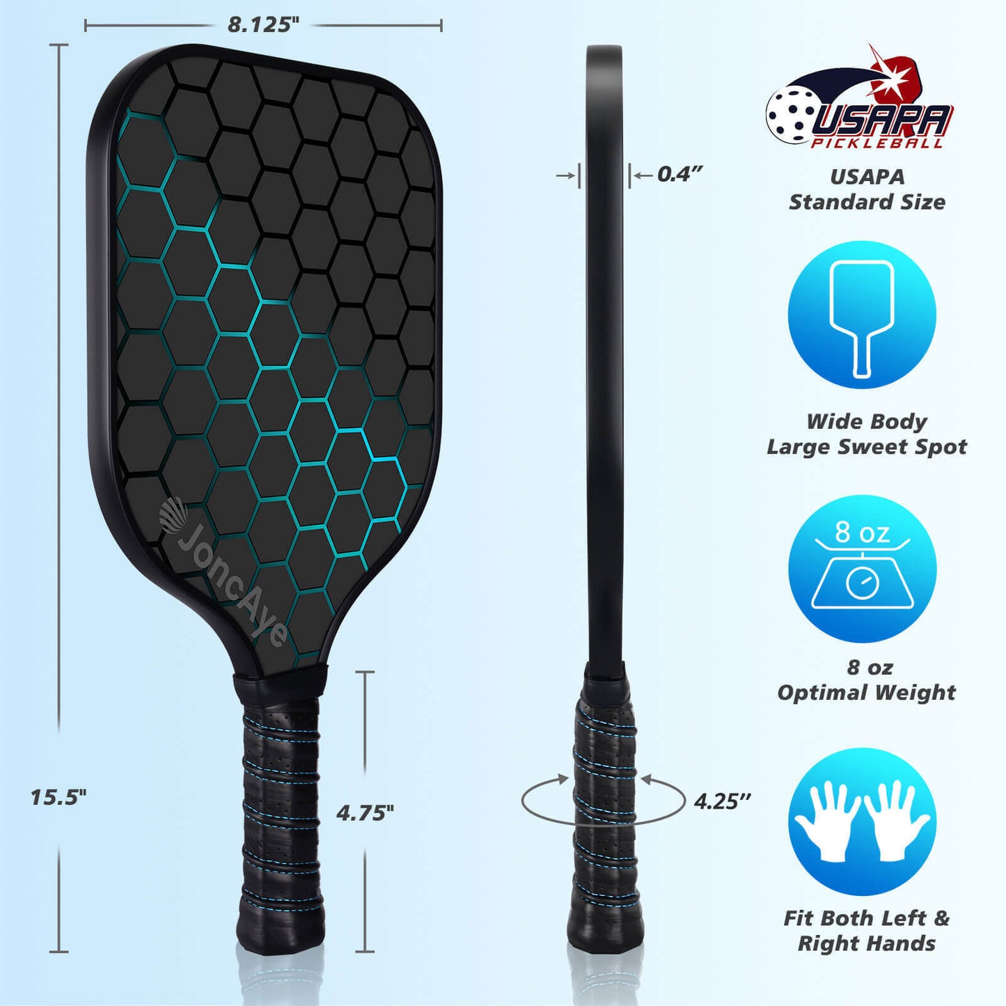 Pickleball Paddles Set BLITZ 4 Pack